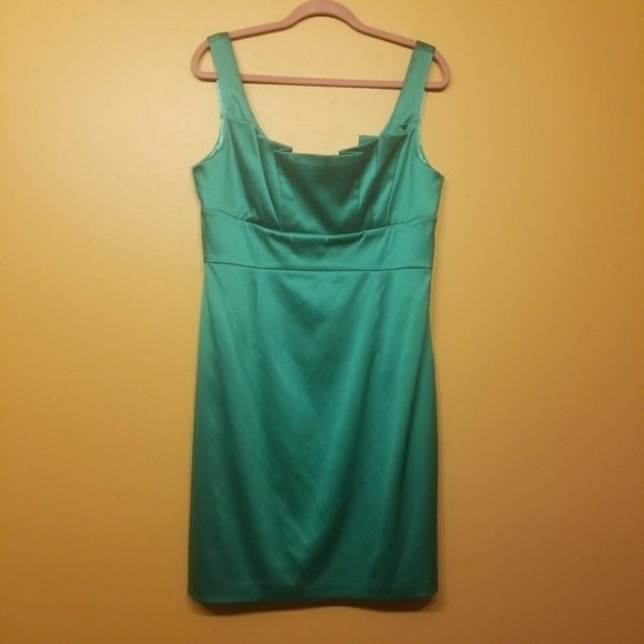 Max and Cleo | Women's Emerald Green Bodycon Cocktail Dress (Size 14) - Picture 2 of 8